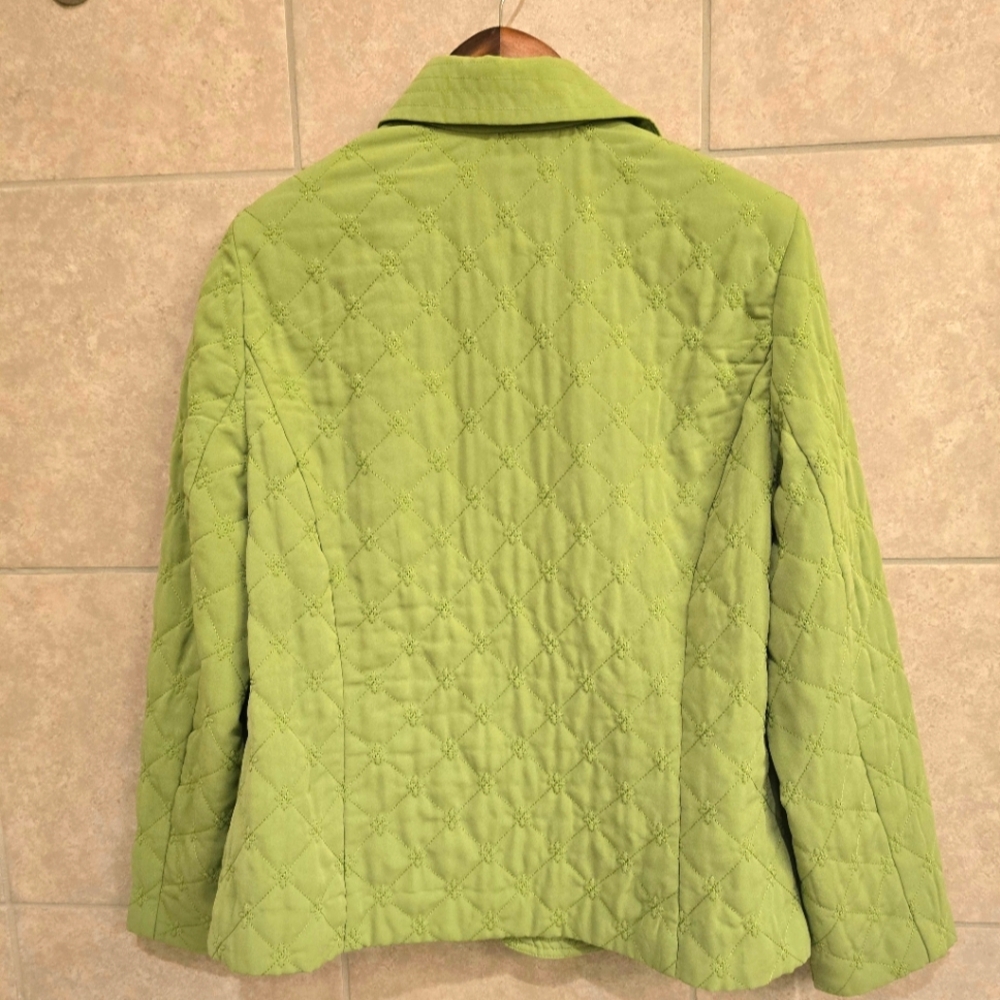 Spring Green Quilted Jacket - Large - Picture 5 of 5